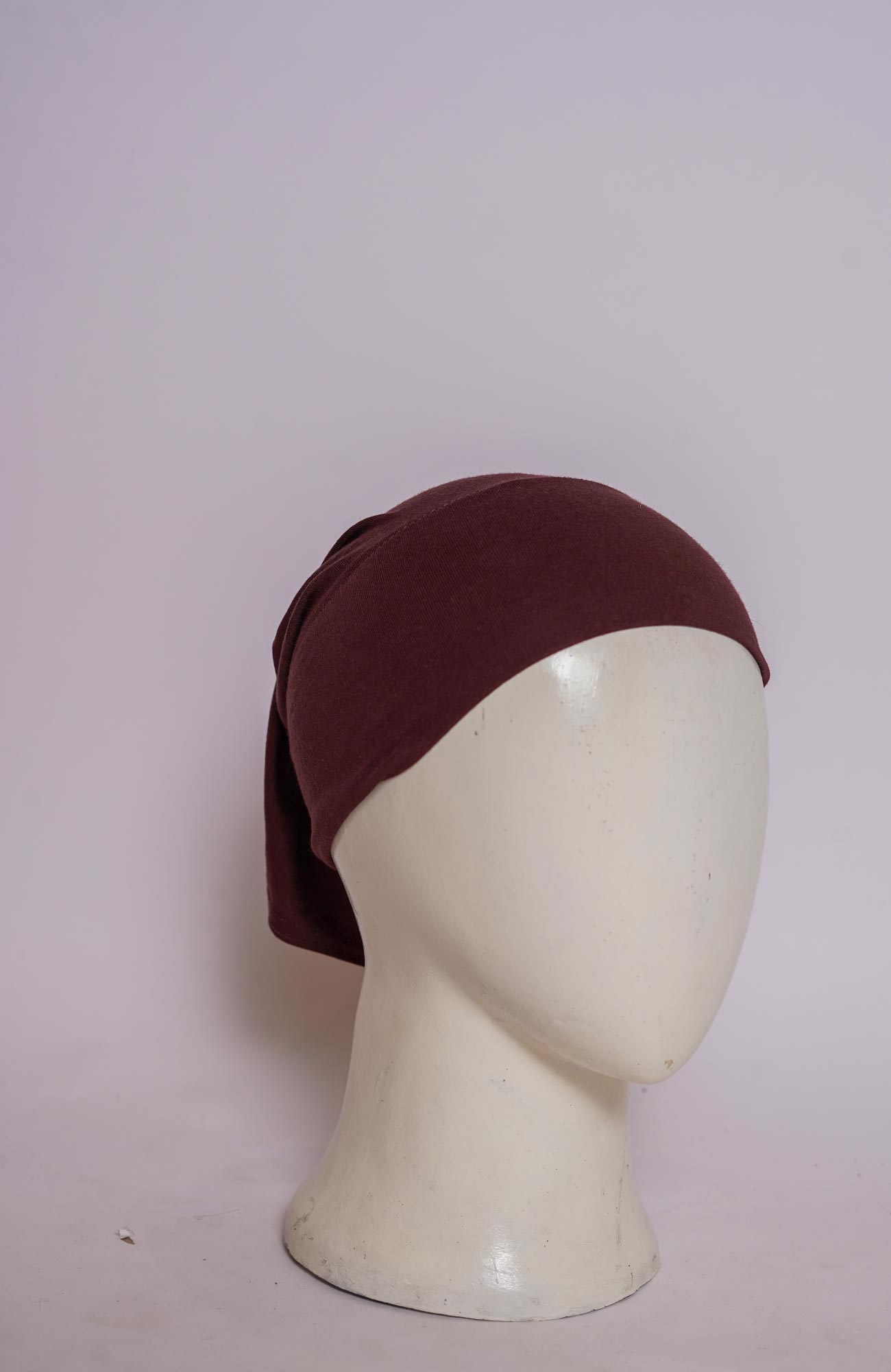 Plain Tube Hijab Cap - Sangria