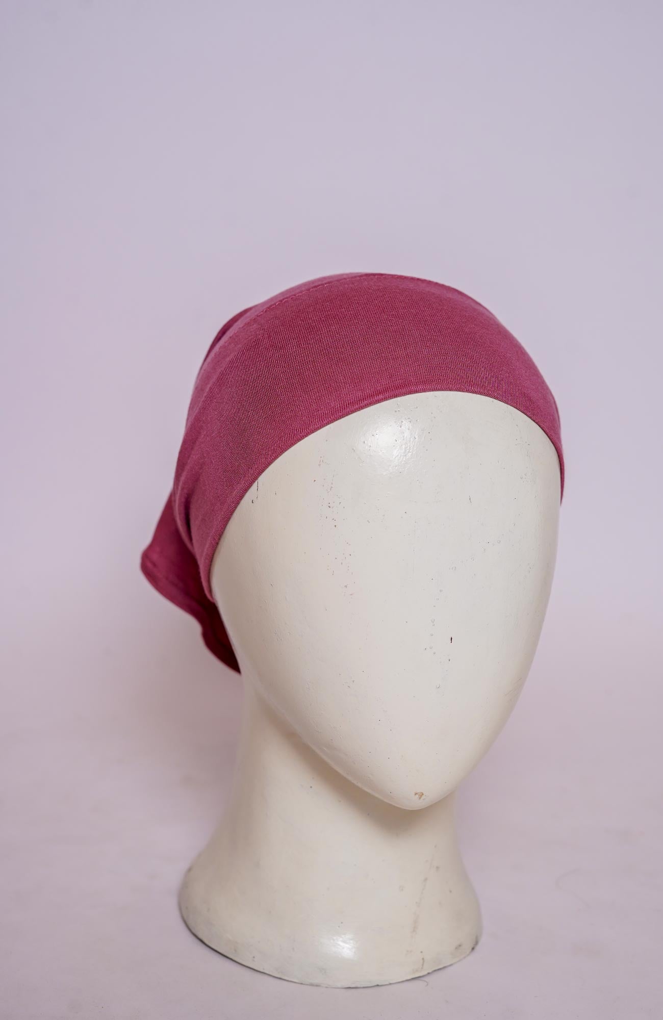 Plain Tube Hijab Cap - Dark Pink