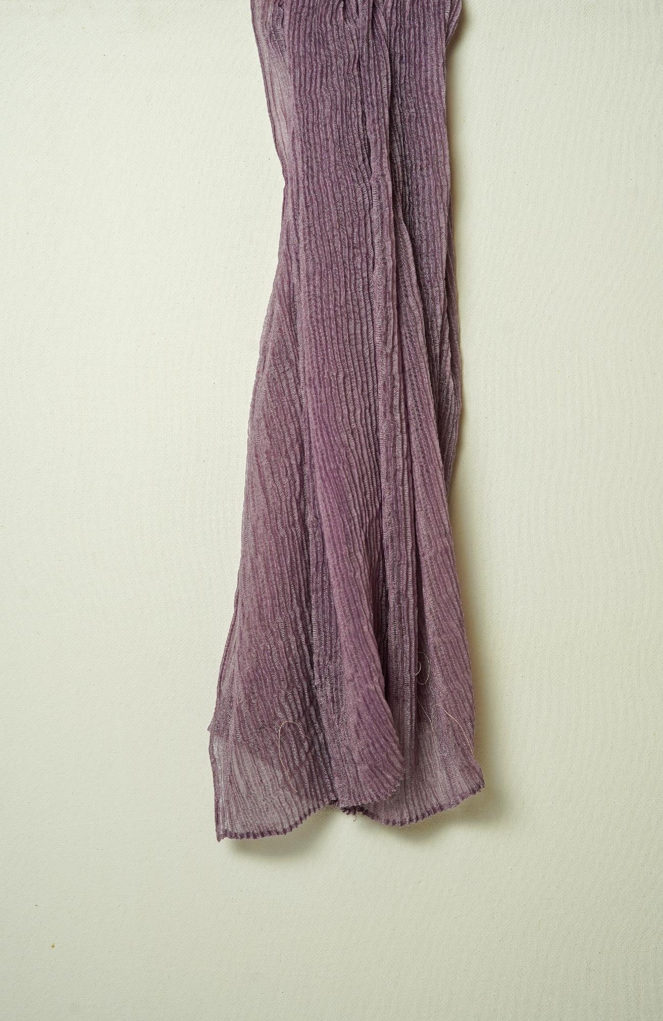 Lawn Pleated Hijab - Grape
