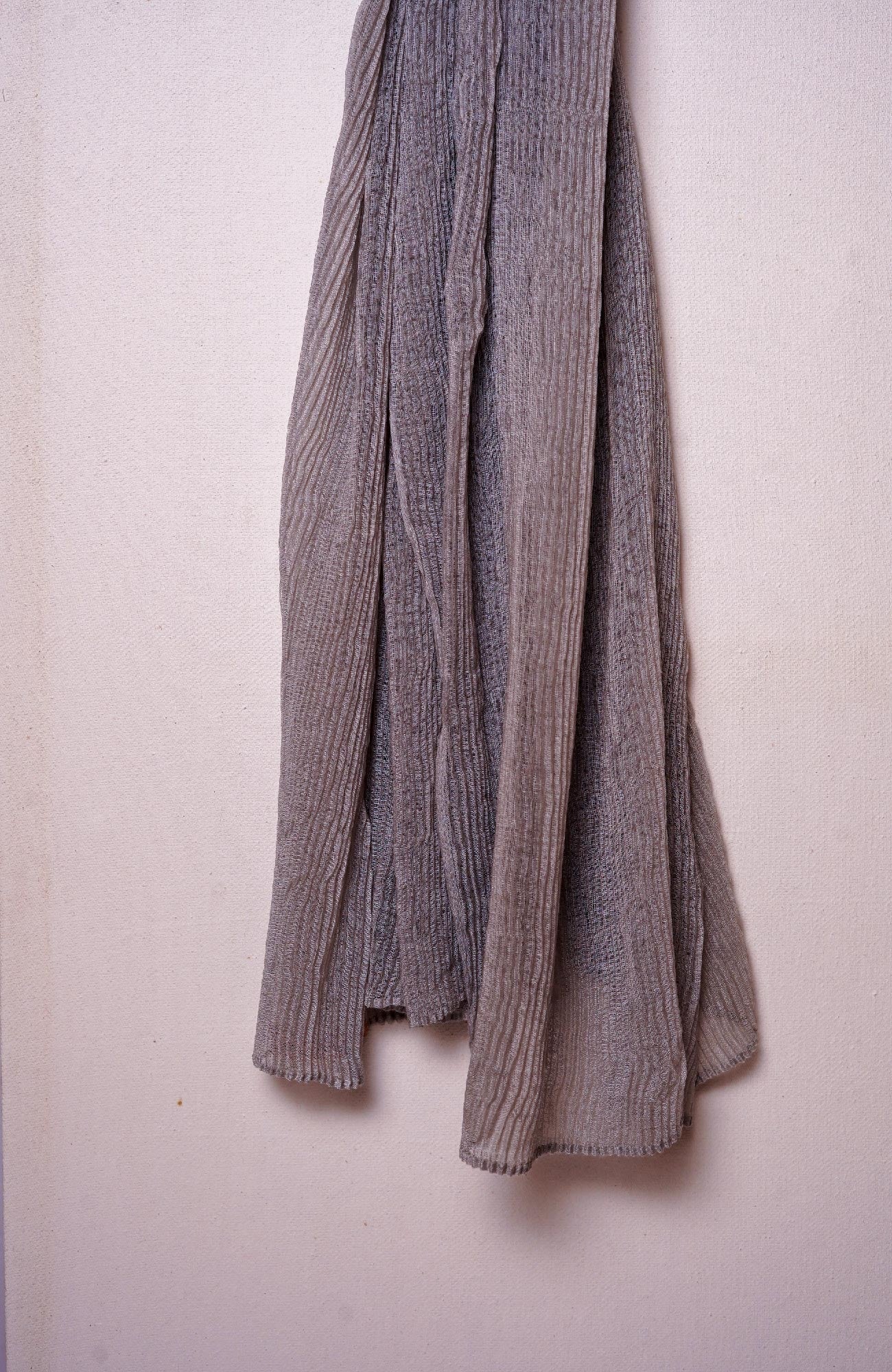 Lawn Pleated Hijab - Umber