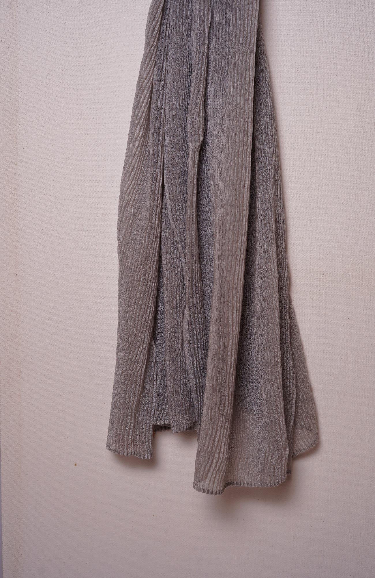 Lawn Pleated Hijab - Liver