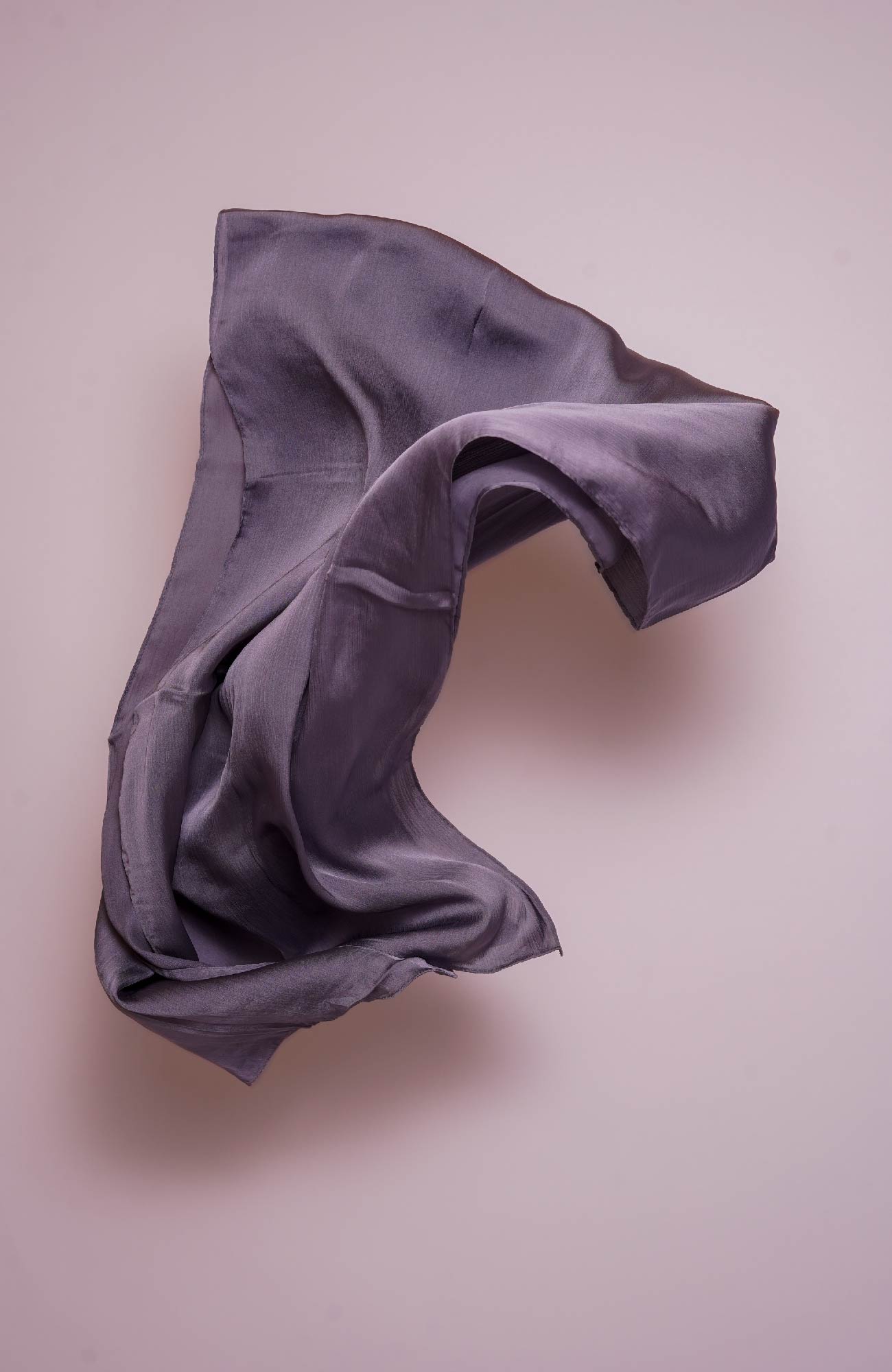Luxe Crinkle Silk - Purple Mauve