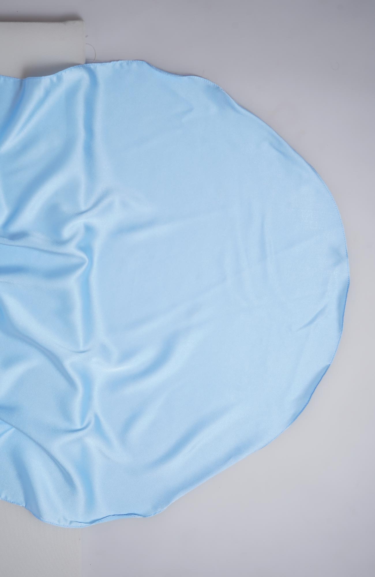 Satin Curve-Ice blue