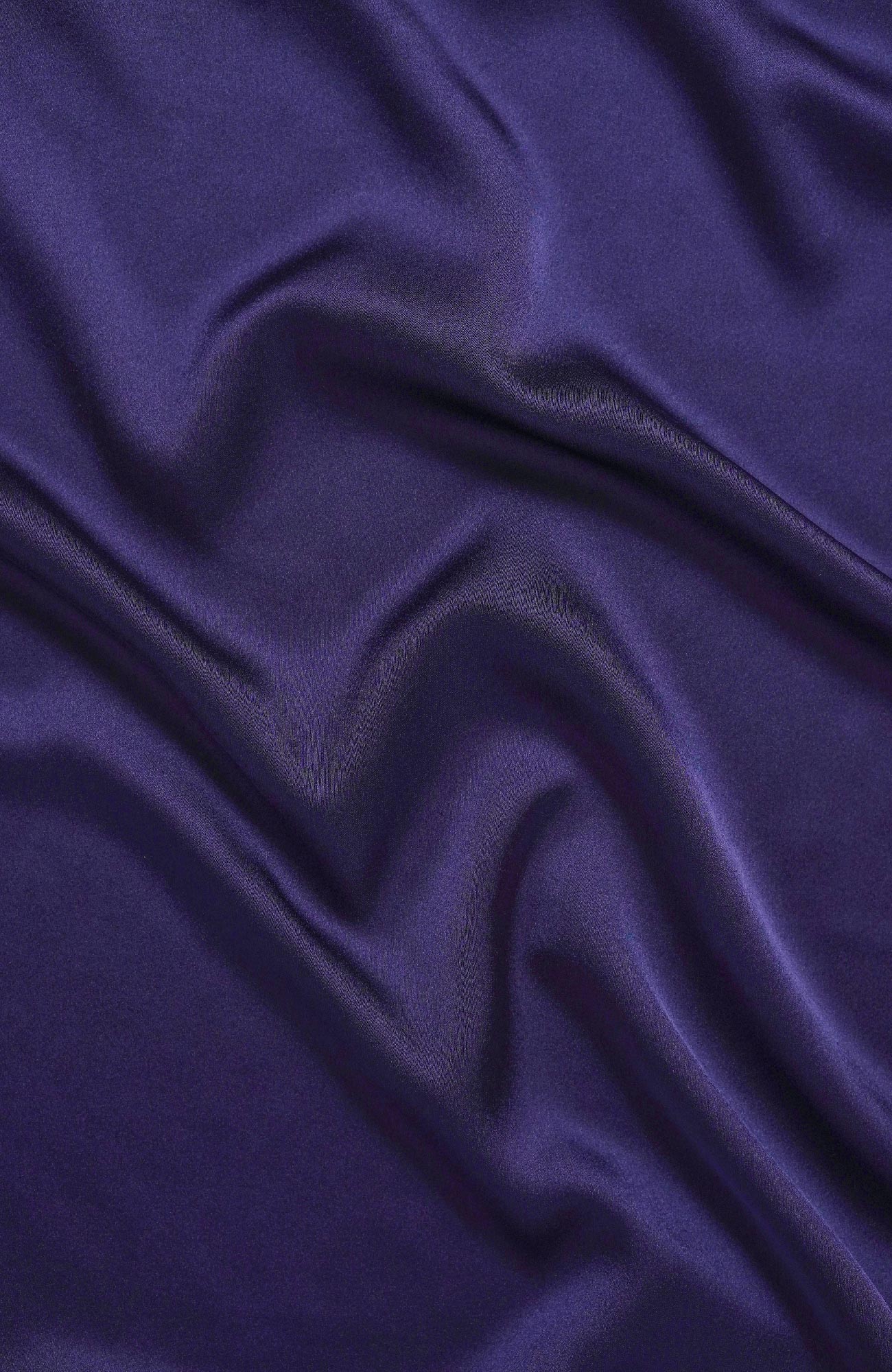 Satin Curve-Navy Blue