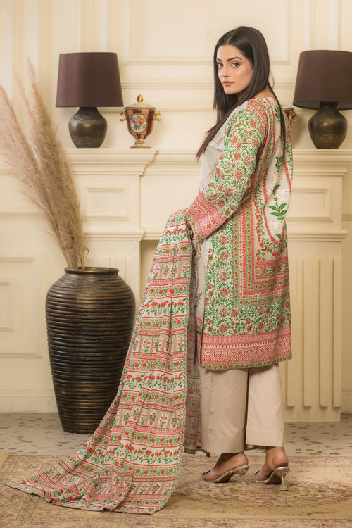 3 PC Lawn Karhai Suit