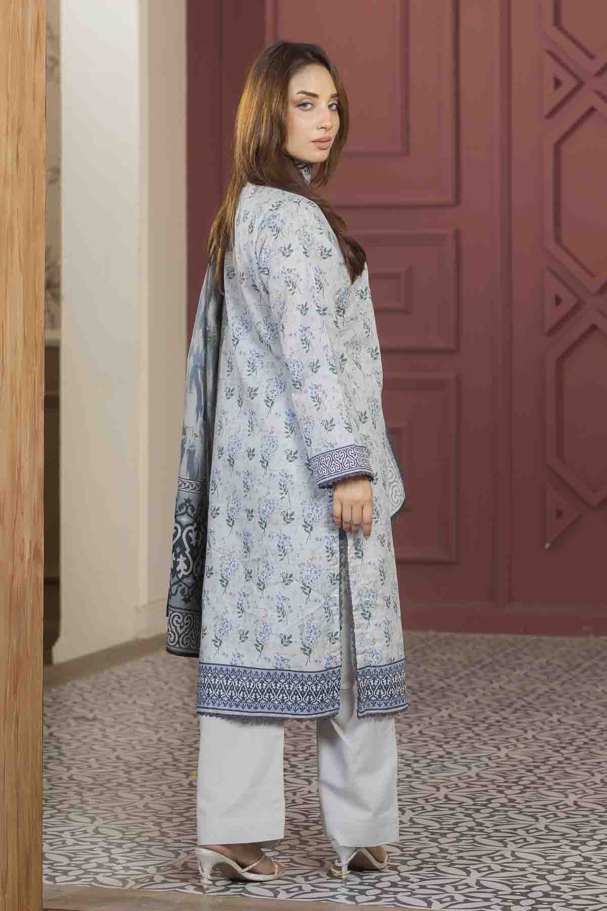 3 PC Brossia Lawn Suit