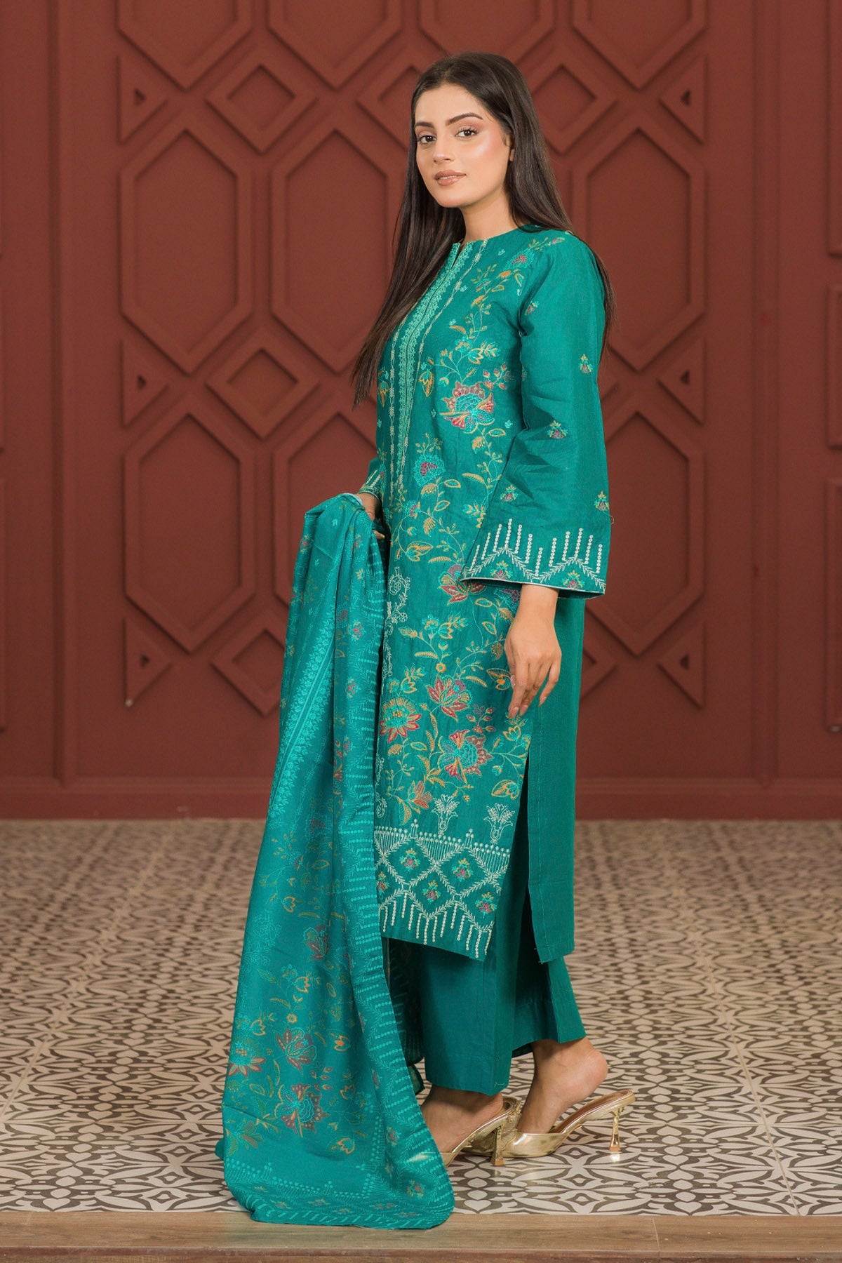 3 PC Lawn Karhai Suit