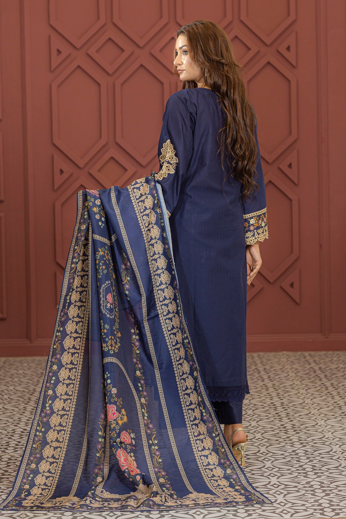 3 PC Doria Cotton Suit