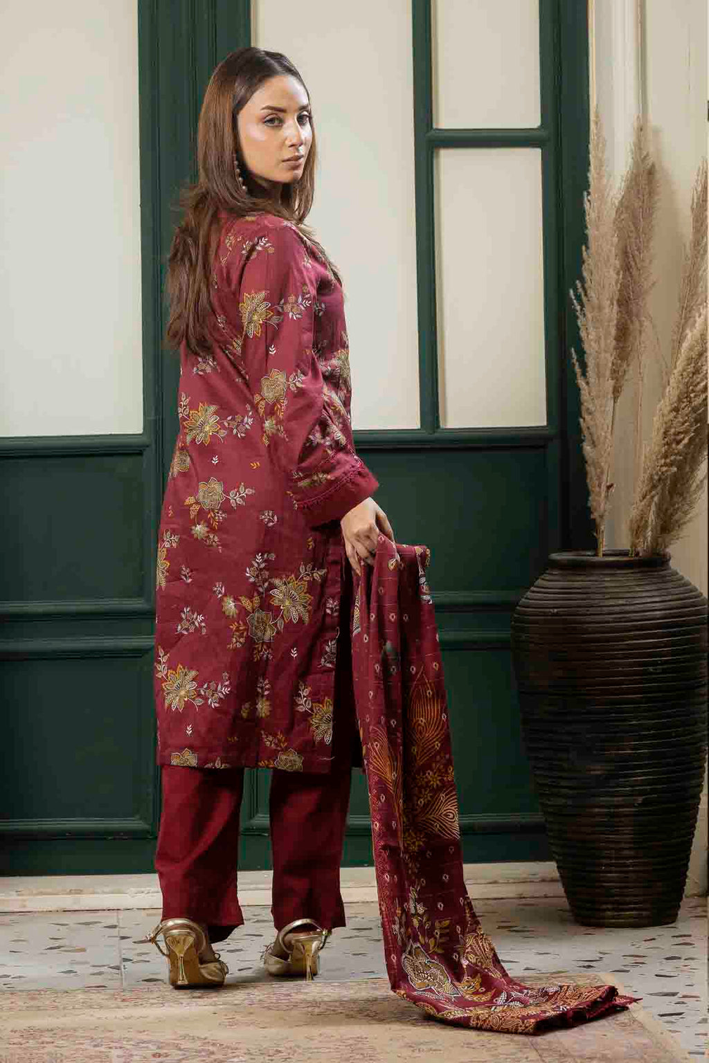 3 PC Printed Lawn Suit