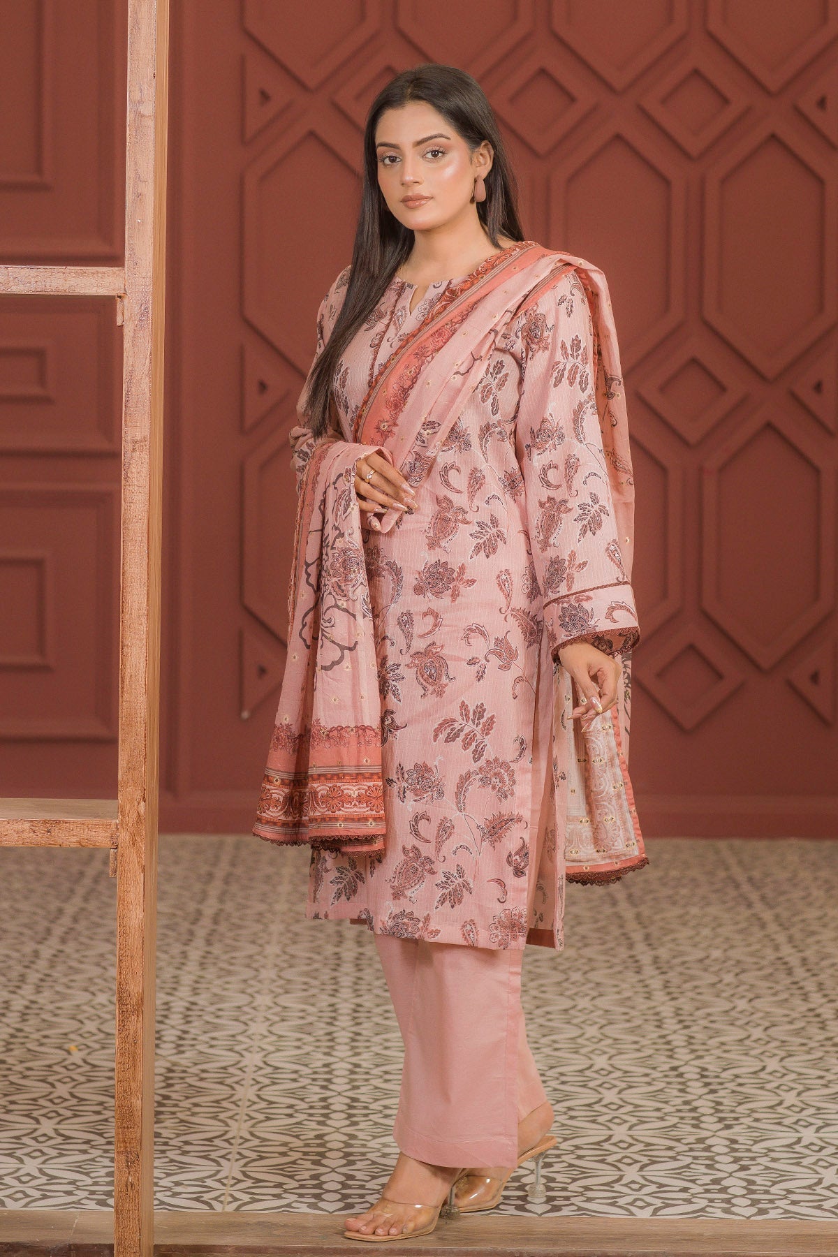 3 PC Lawn Karhai Suit