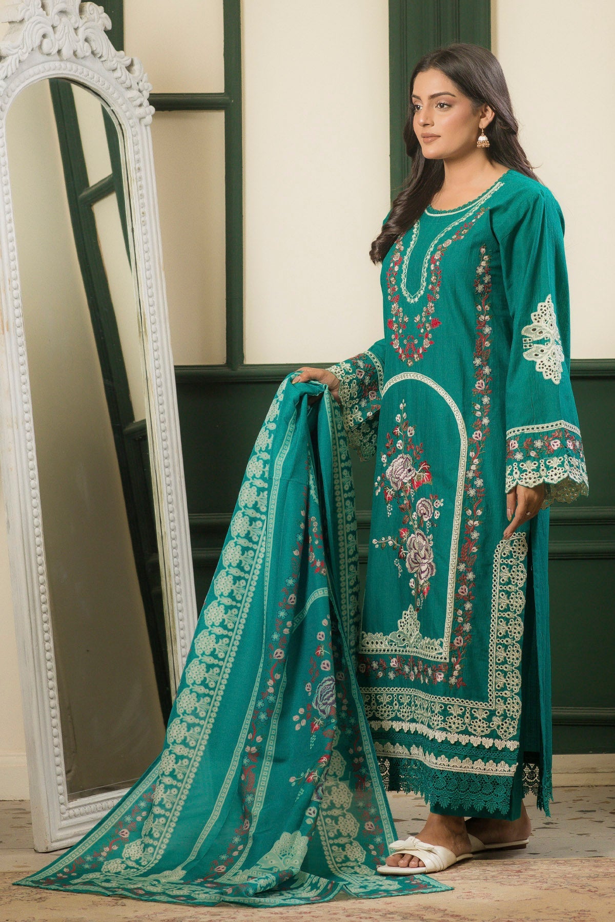 3 PC Doria Cotton Suit