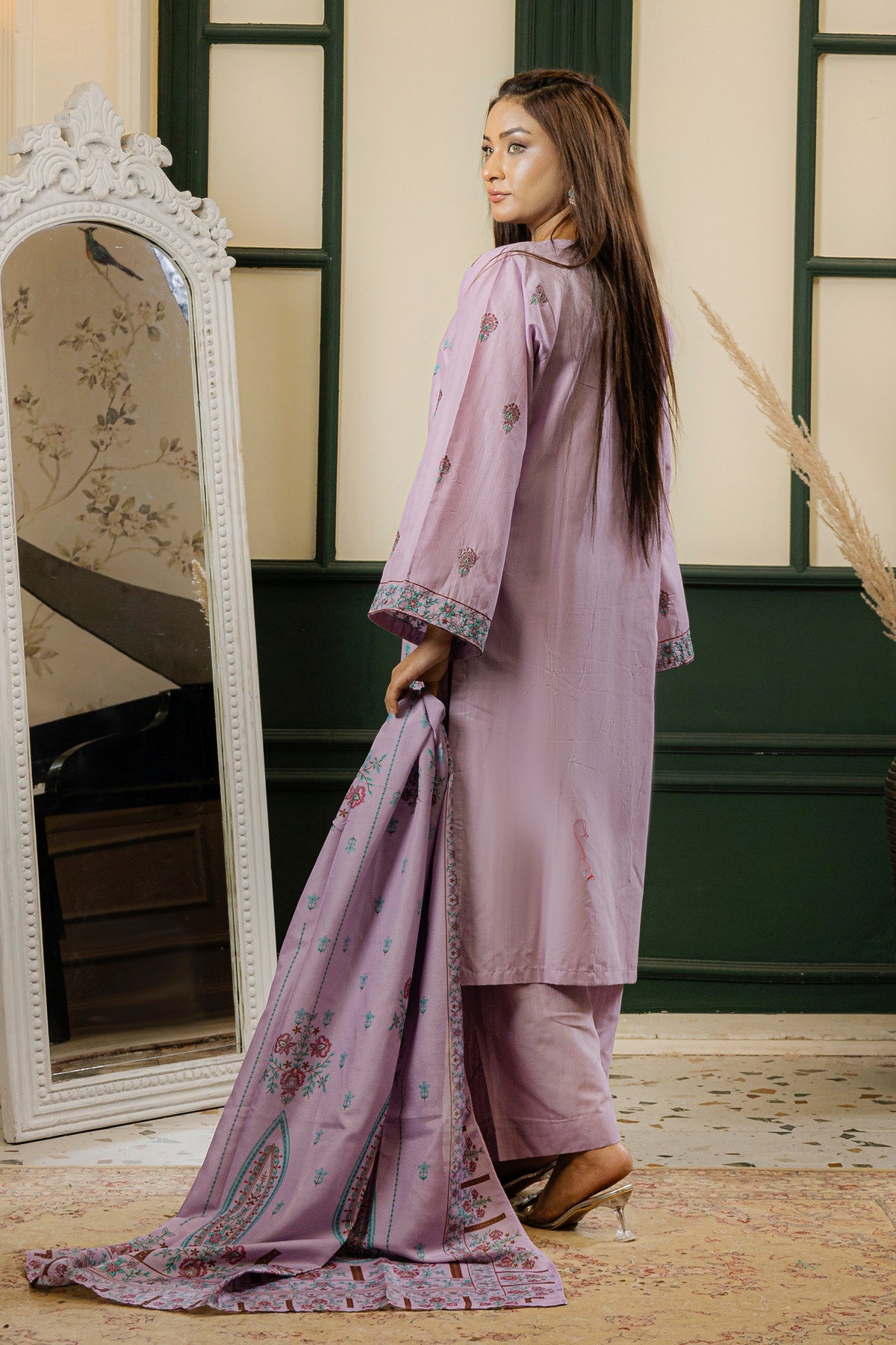 3 PC Doria Cotton Suit