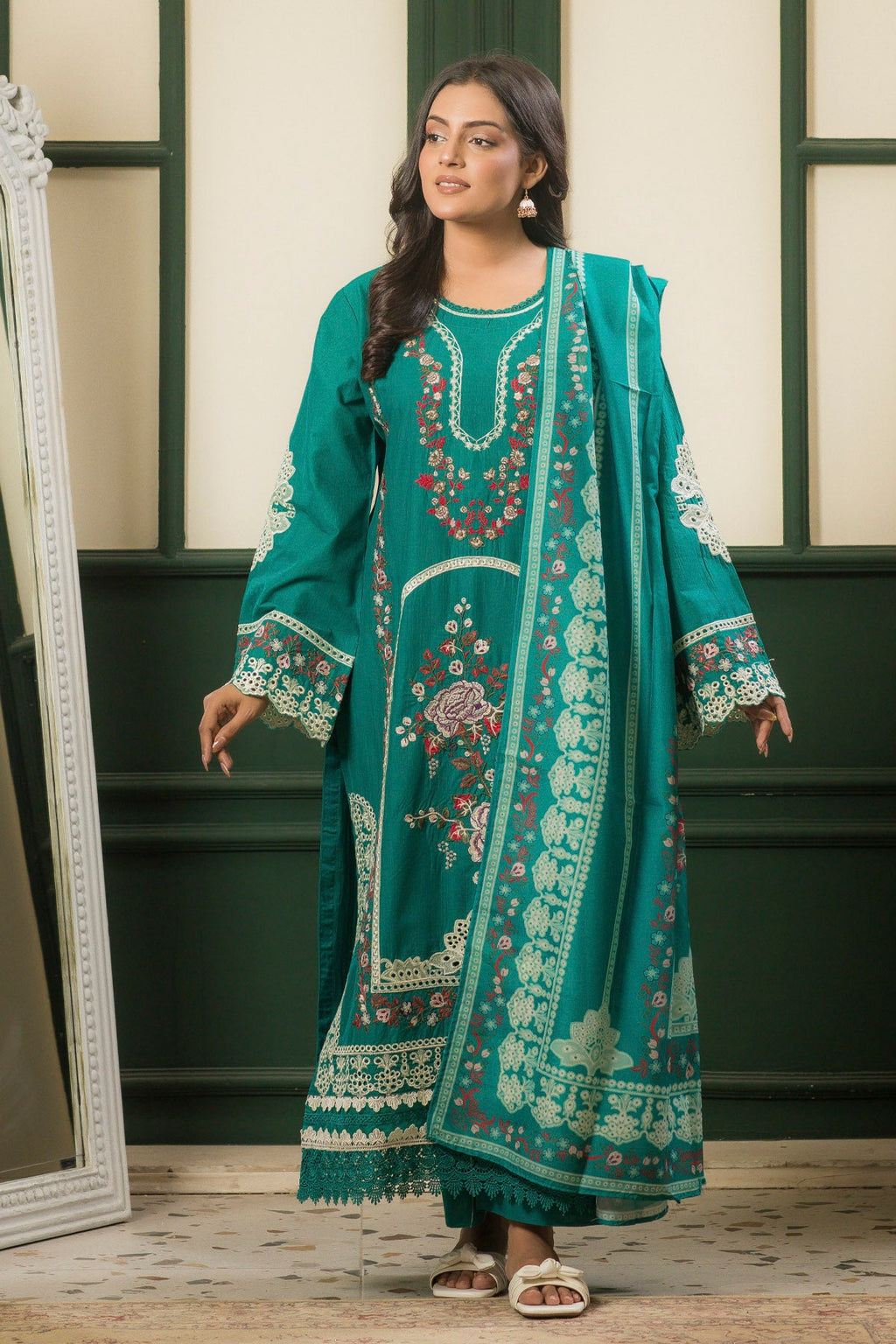 3 PC Doria Cotton Suit