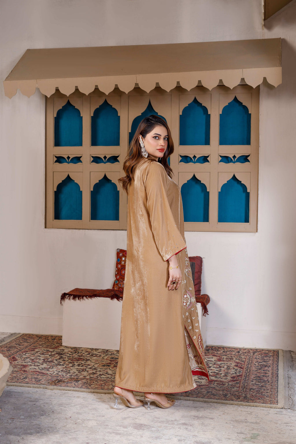 SKIN BEIGE KAFTAN