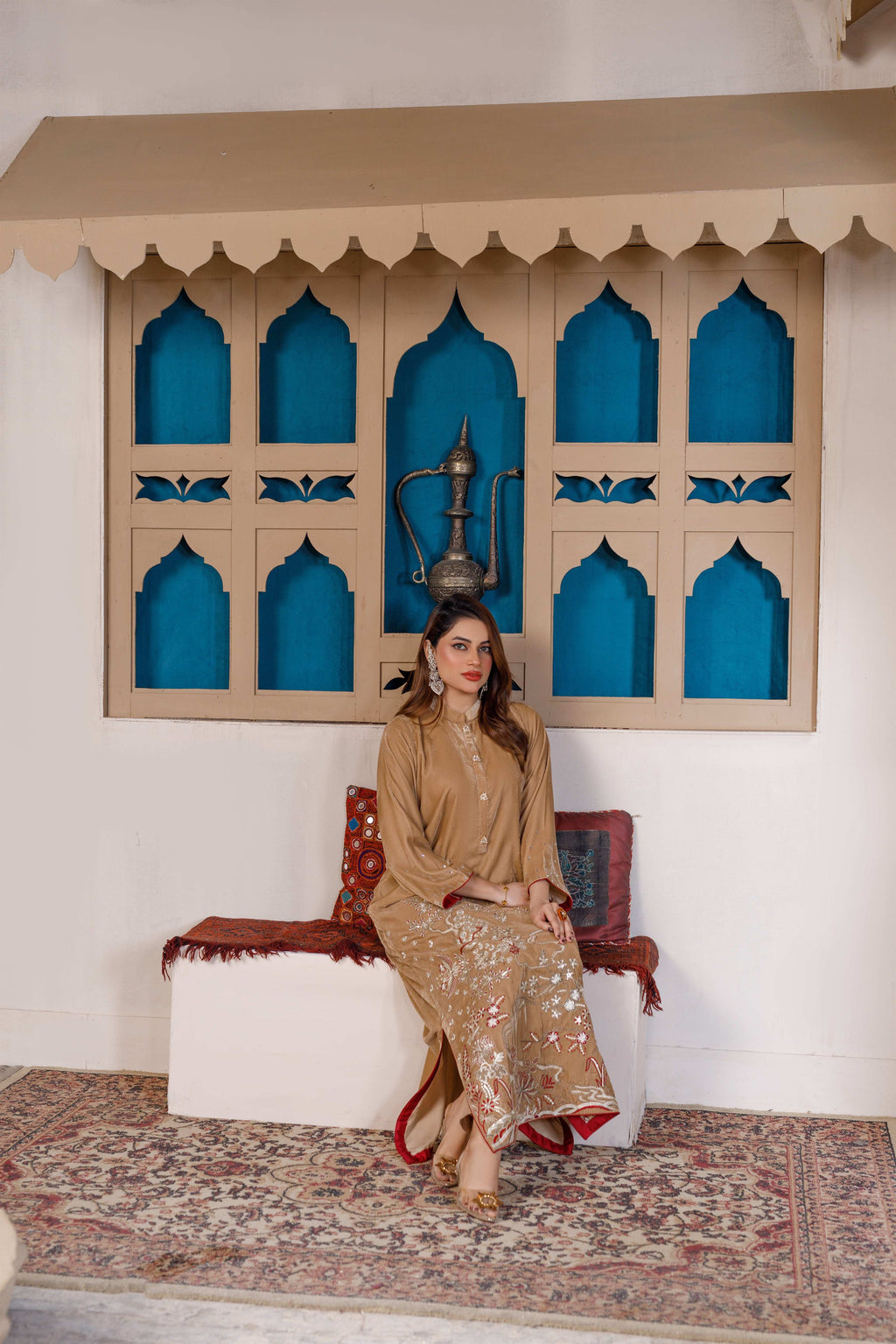 SKIN BEIGE KAFTAN