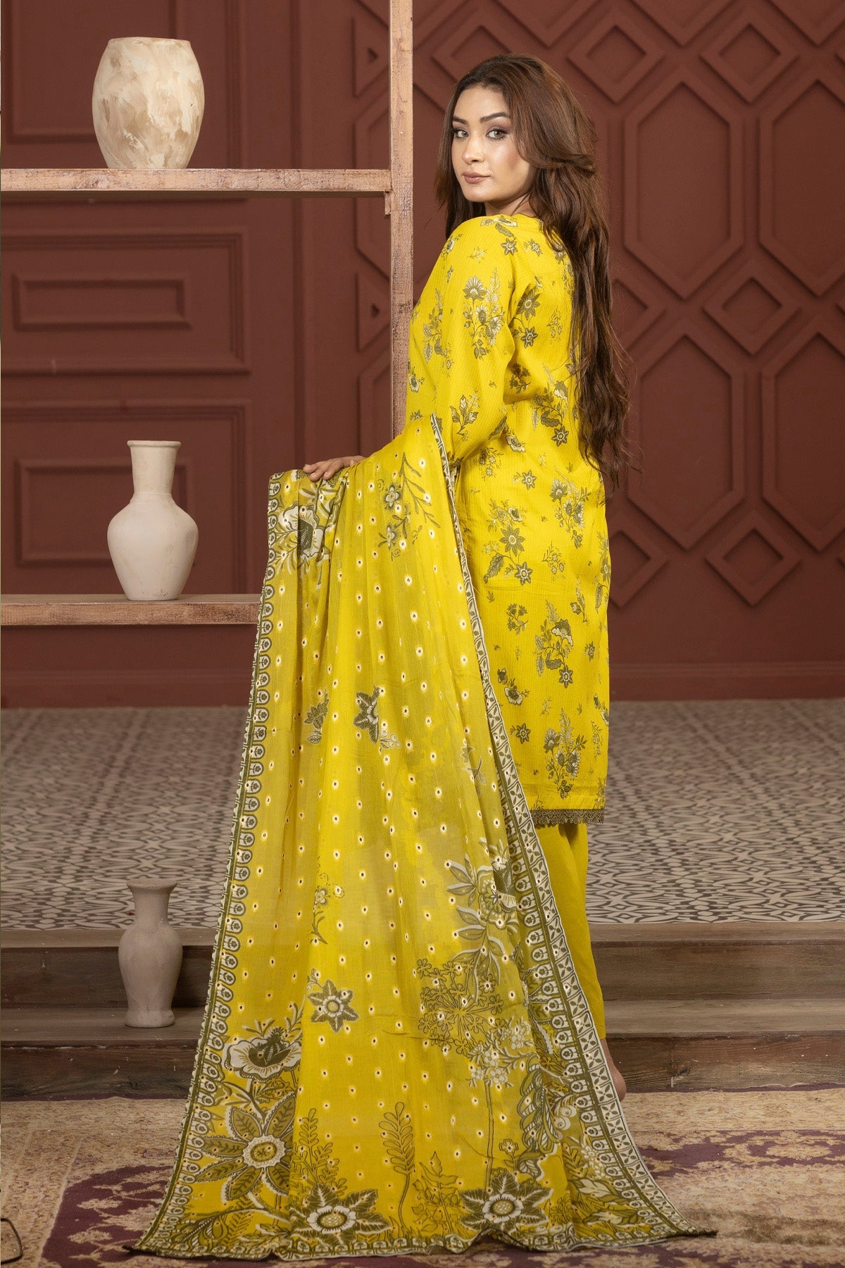 3 PC Printed Lawn Suit