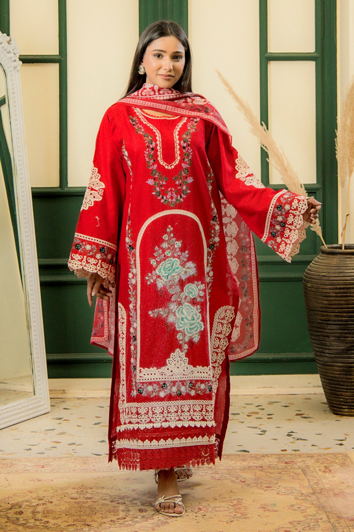 3 PC Lawn Karhai Suit