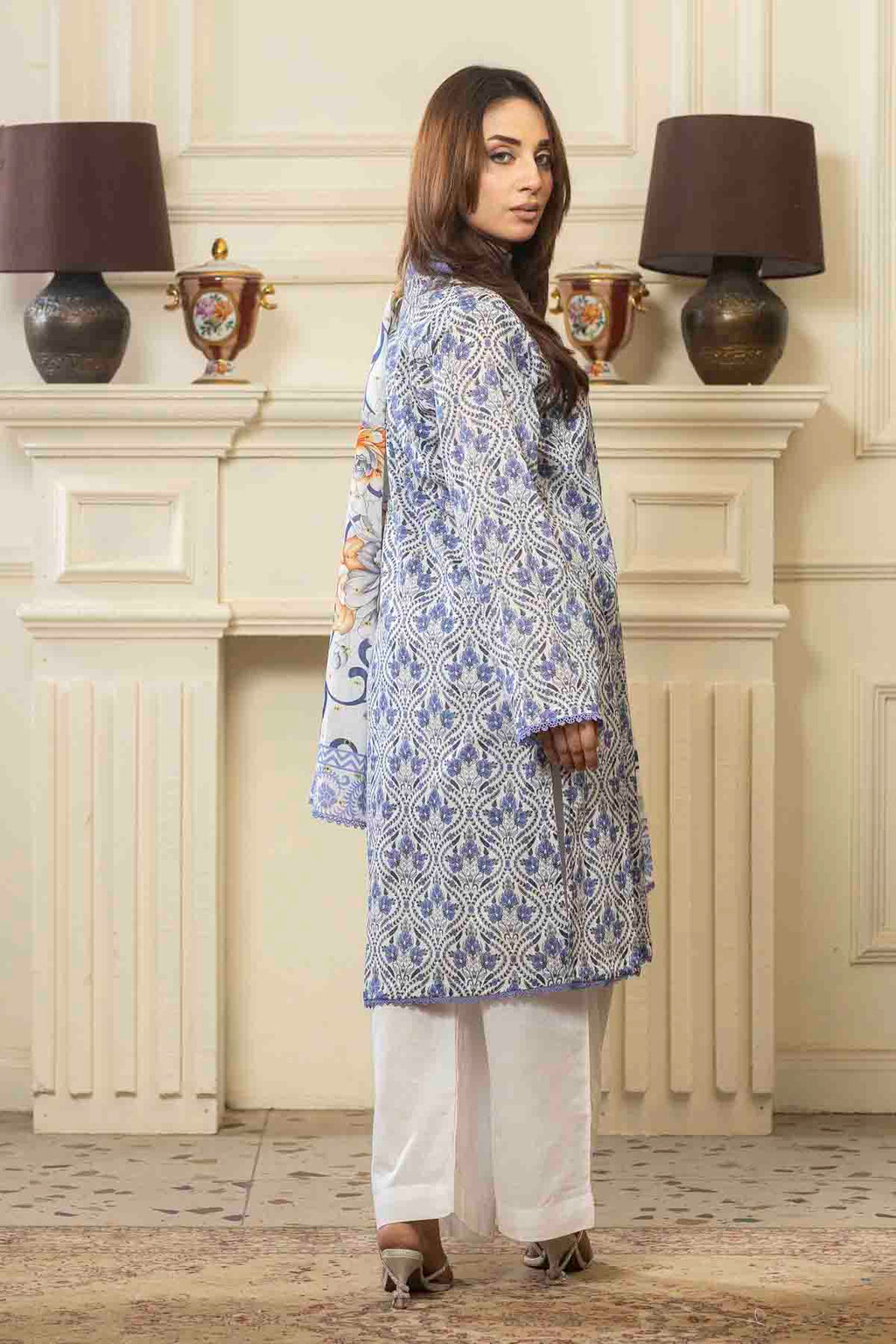 3 PC Printed Lawn Suit