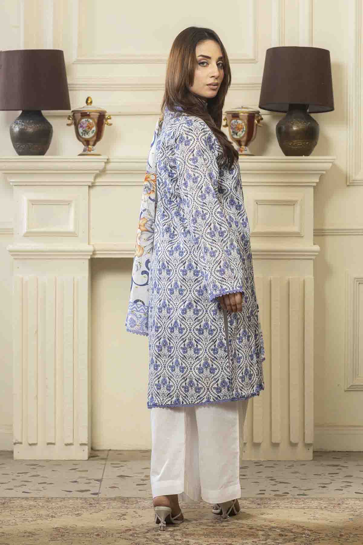 3 PC Printed Lawn Suit