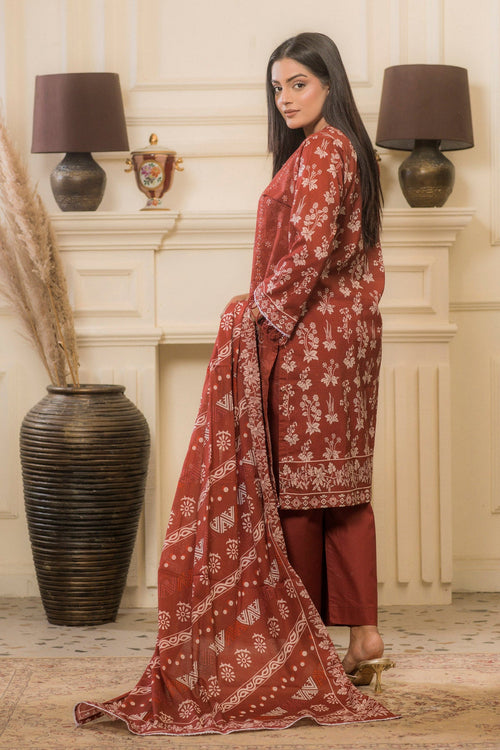 3 PC Lawn Karhai Suit