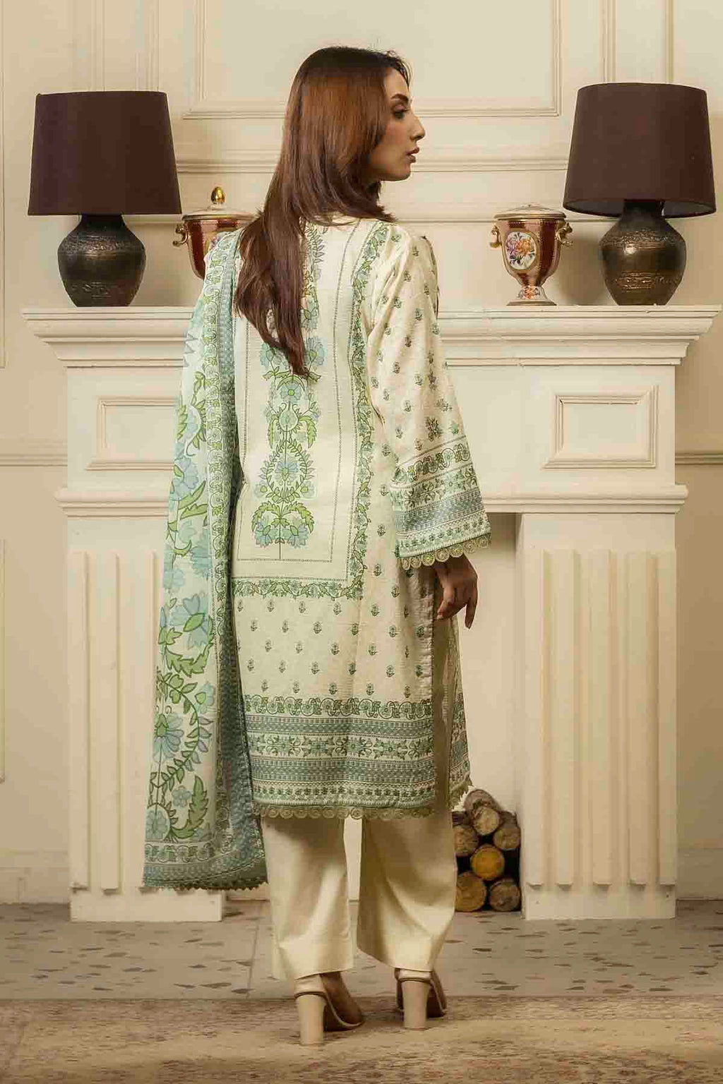3 PC Printed Lawn Suit
