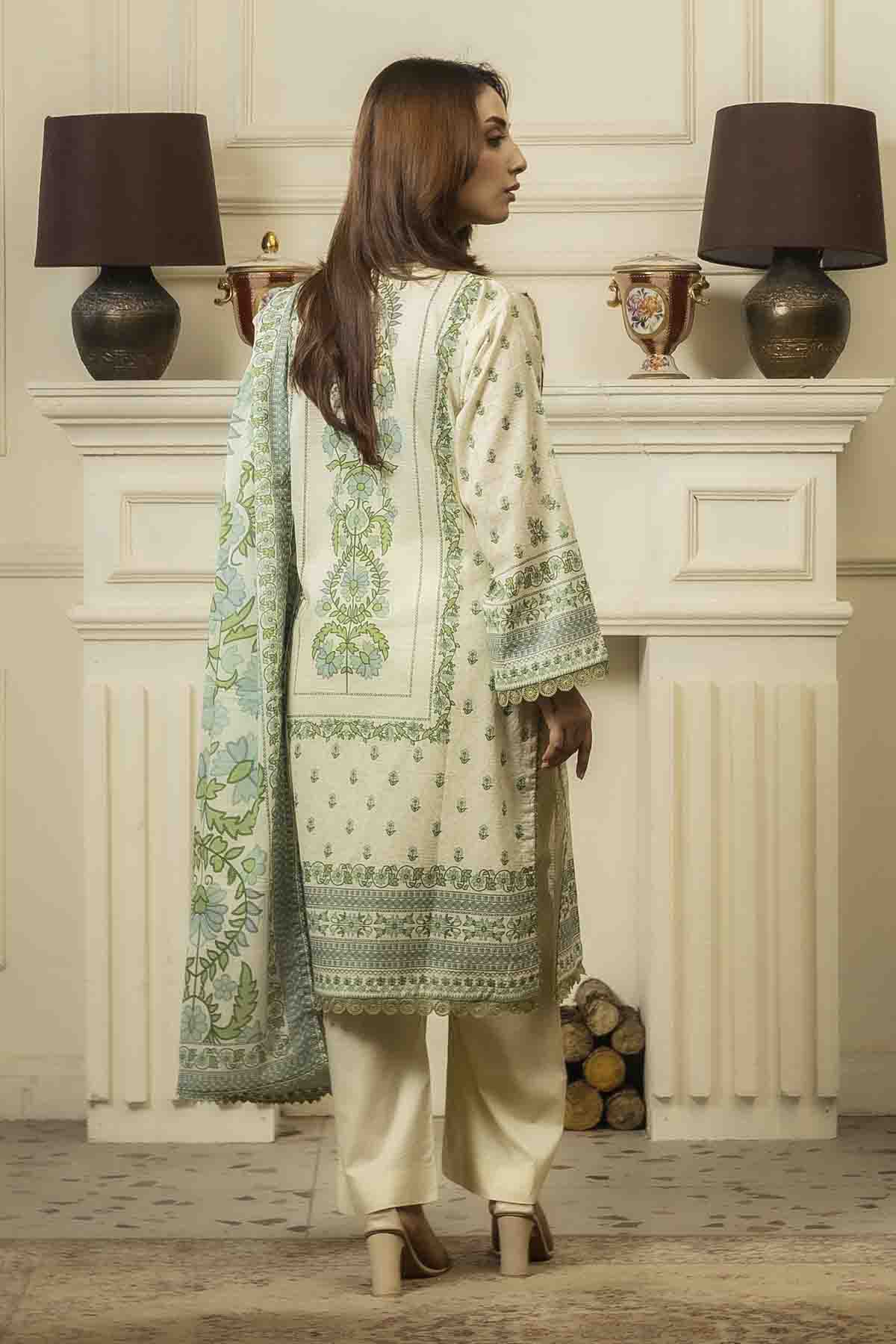 3 PC Printed Lawn Suit