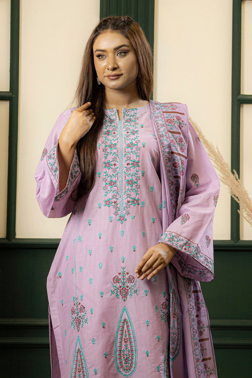3 PC Doria Cotton Suit