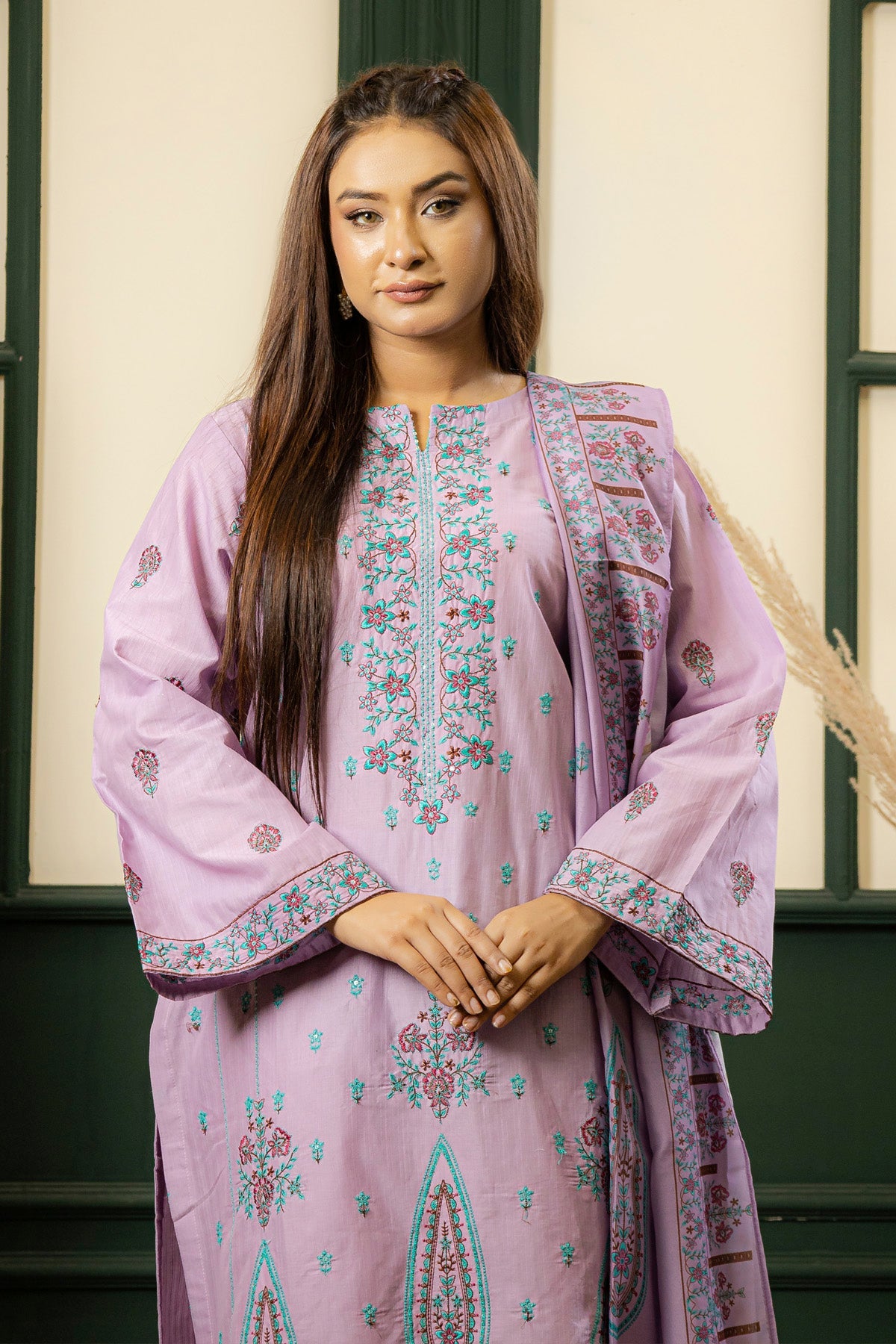 3 PC Doria Cotton Suit