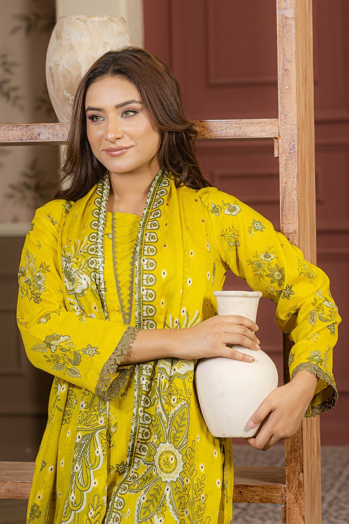 3 PC Printed Lawn Suit
