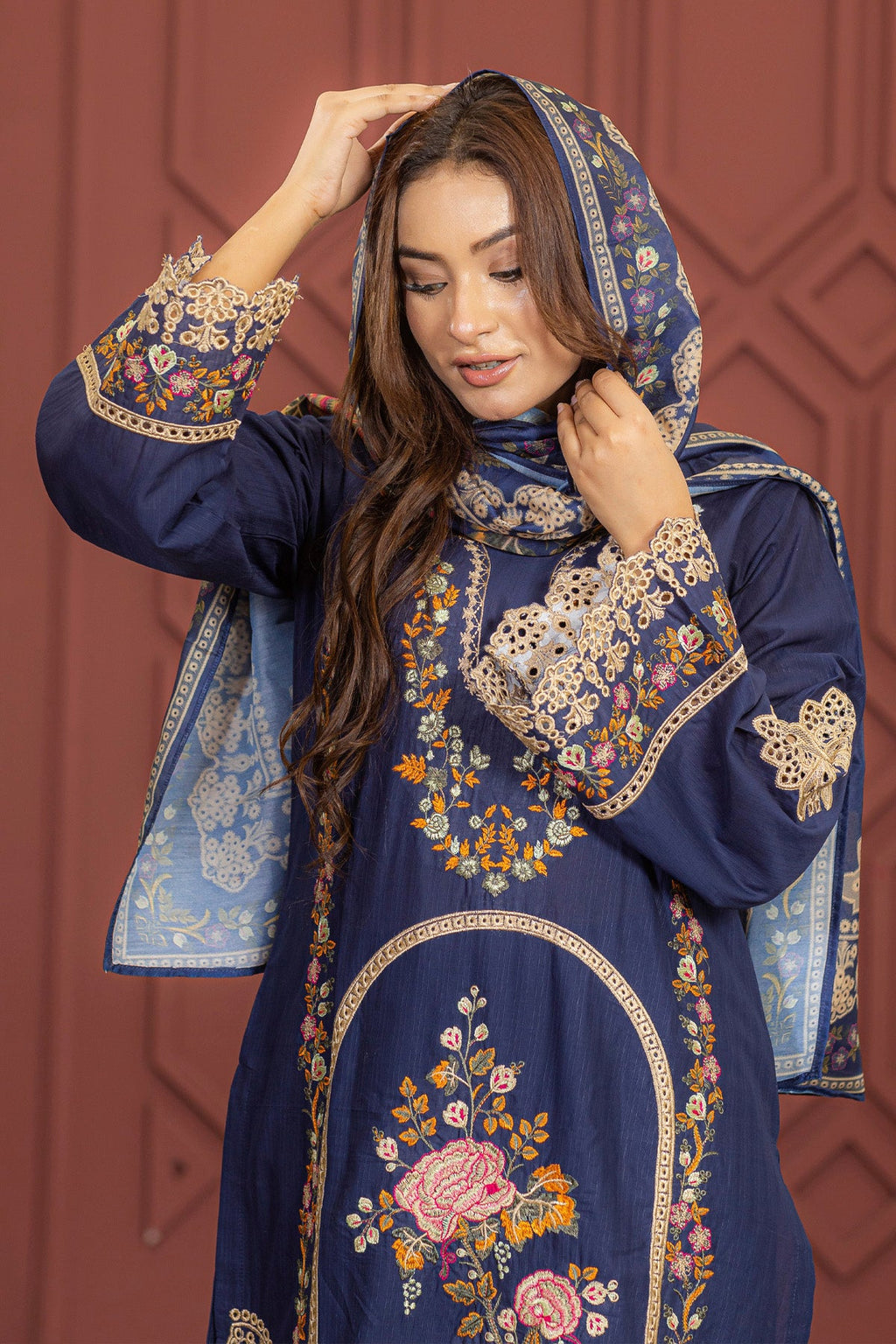 3 PC Doria Cotton Suit