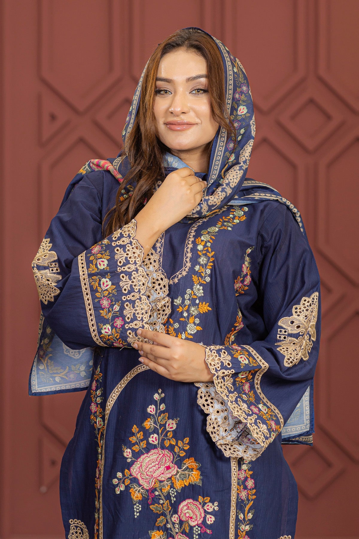 3 PC Doria Cotton Suit