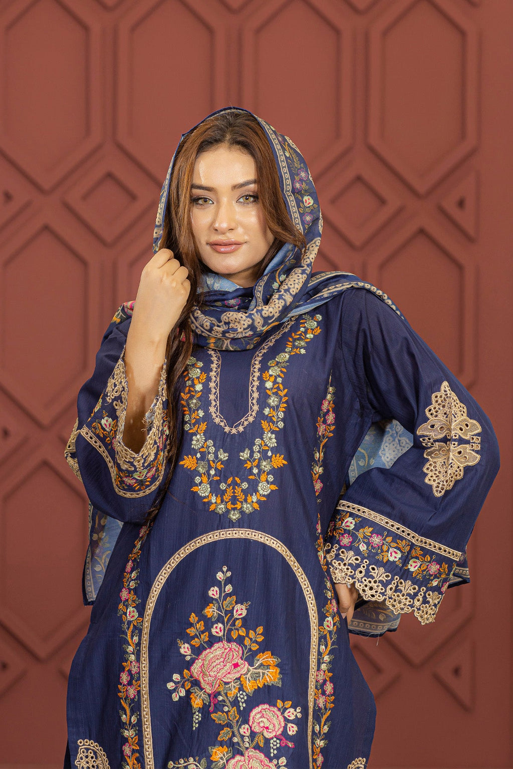 3 PC Doria Cotton Suit