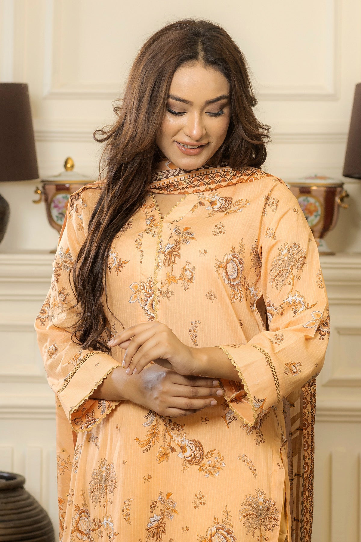 3 PC Printed Lawn Suit