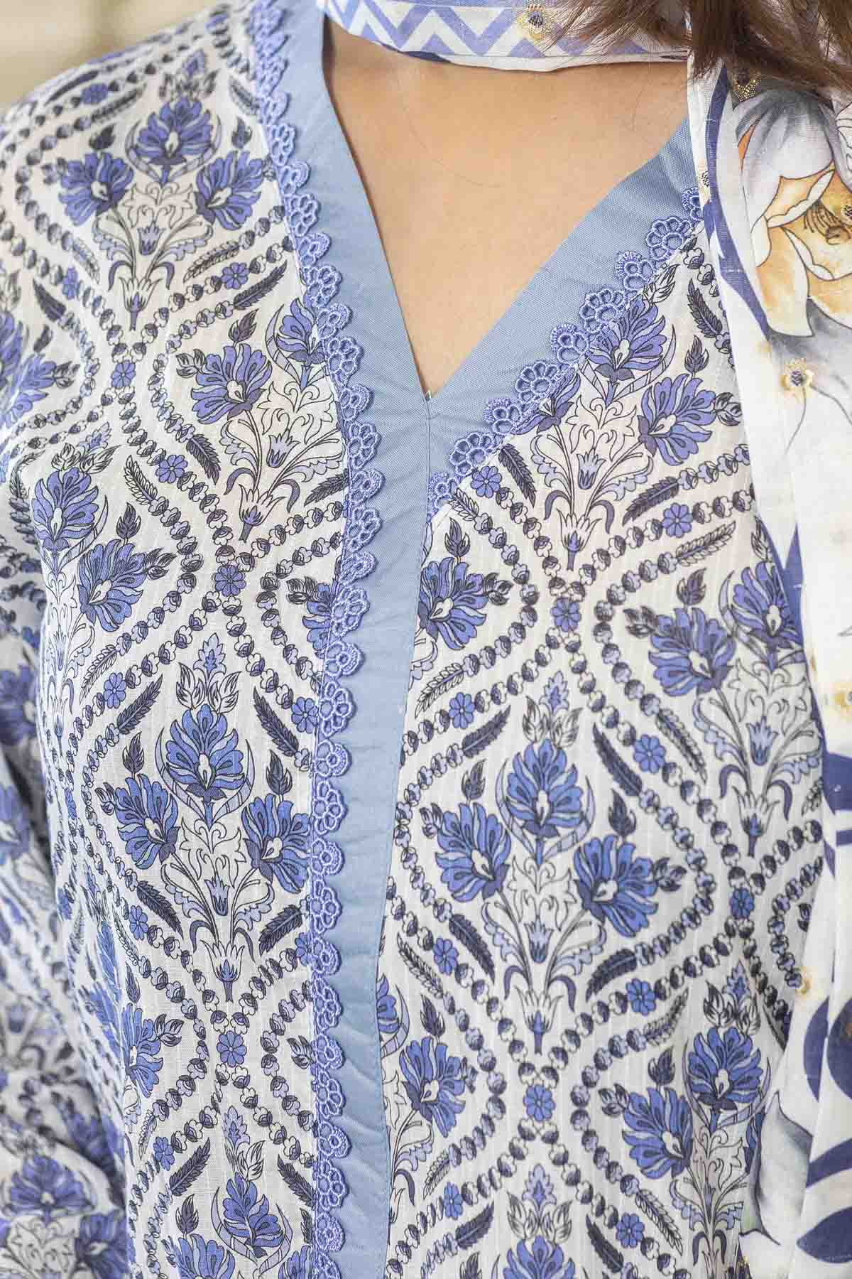 3 PC Printed Lawn Suit