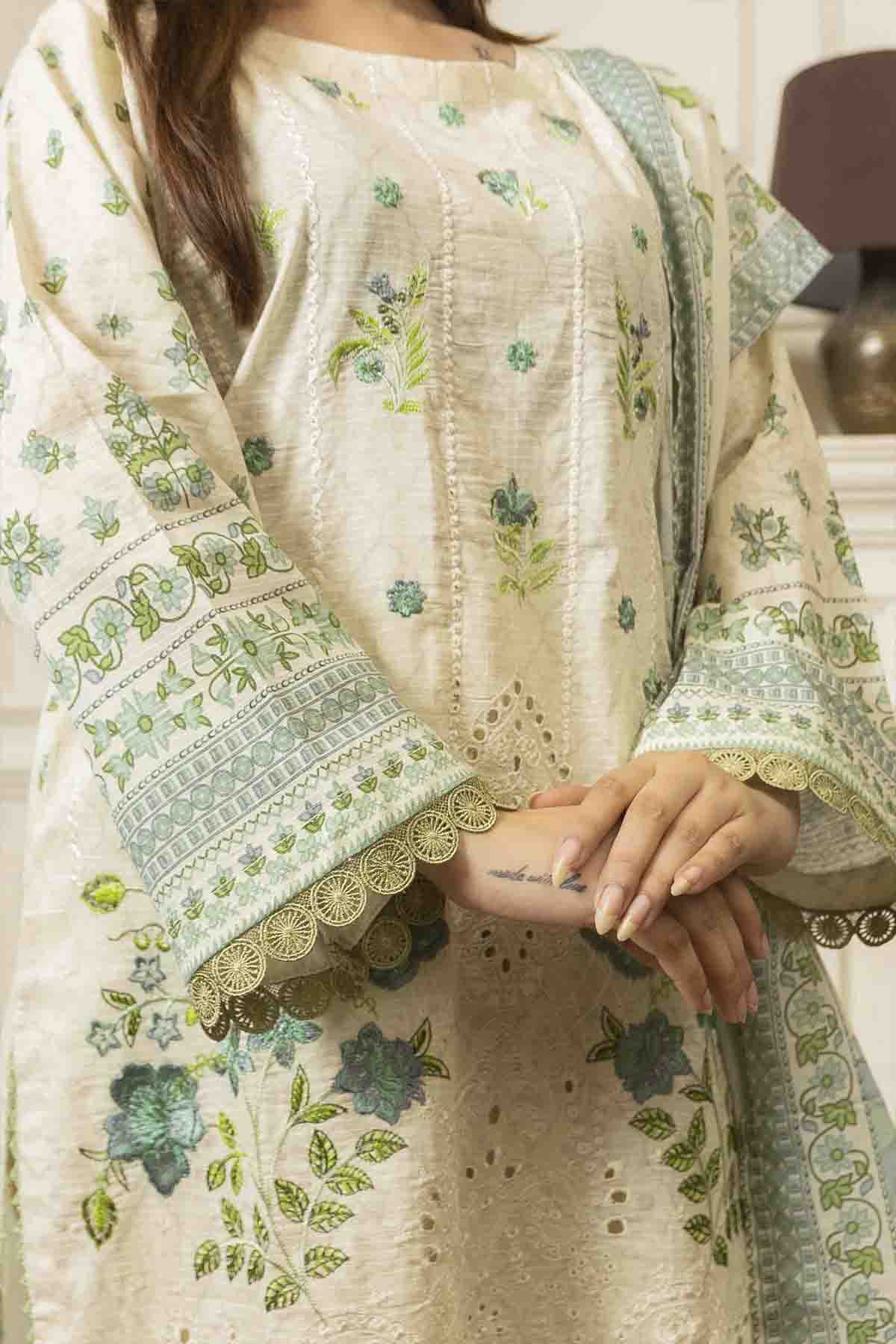 3 PC Printed Lawn Suit