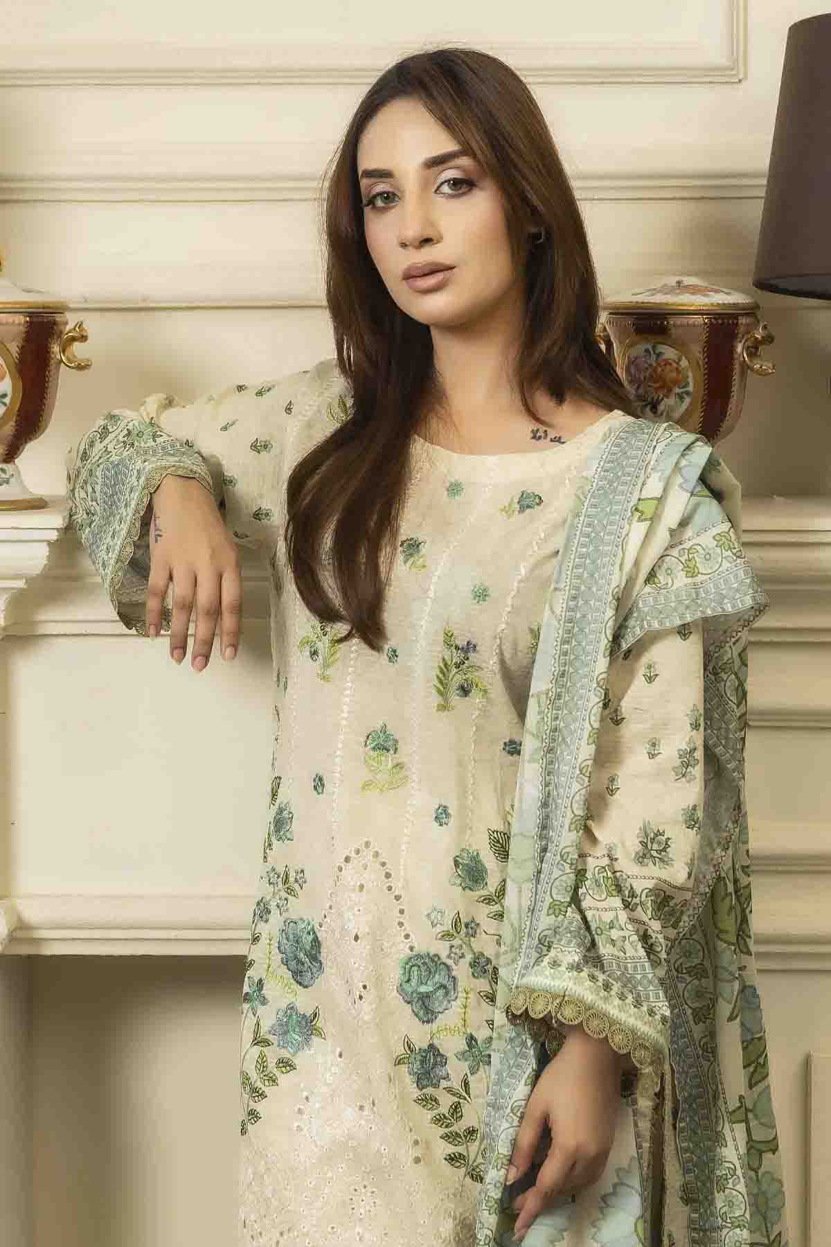 3 PC Printed Lawn Suit