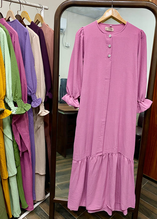 Daisy Maxi Dress-Bright Pink