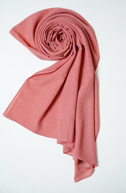 Voile Cotton Hijab -Lotus Pink