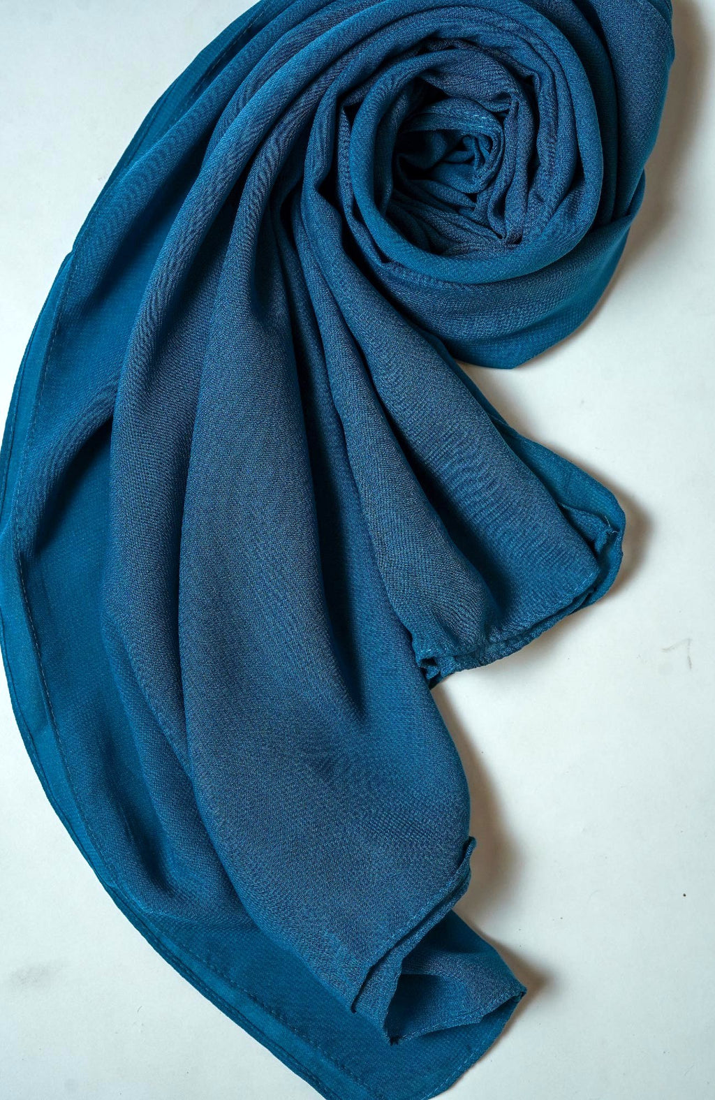 Voile Cotton Hijab -Denim Blue