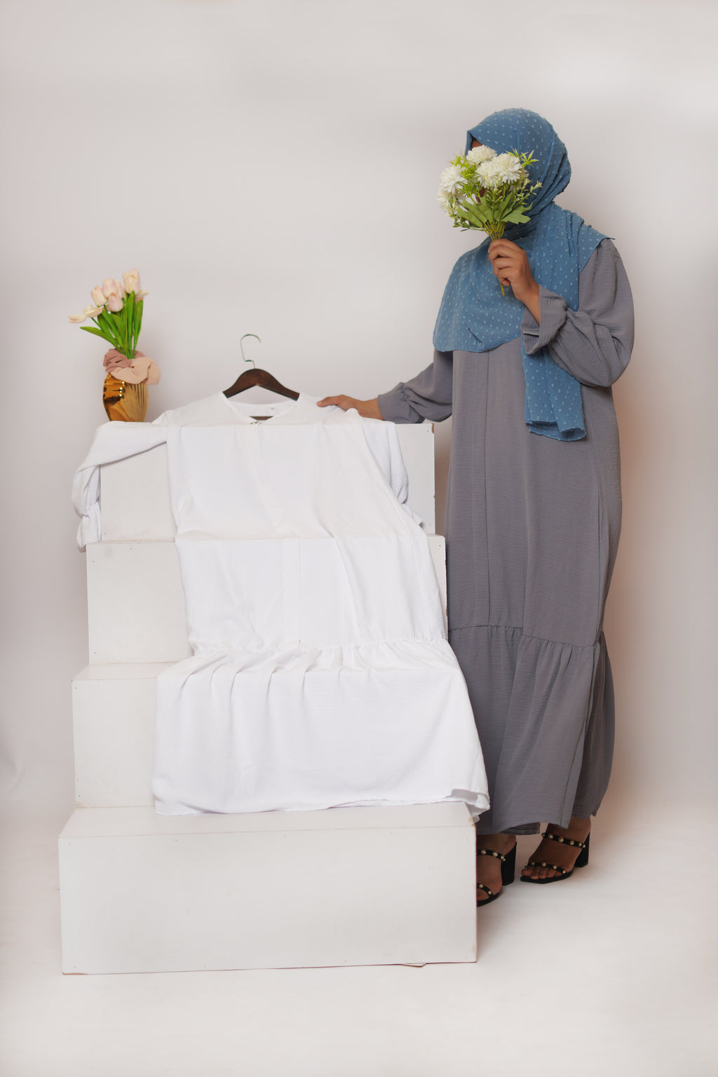 Daisy Maxi Dress-Dark Grey