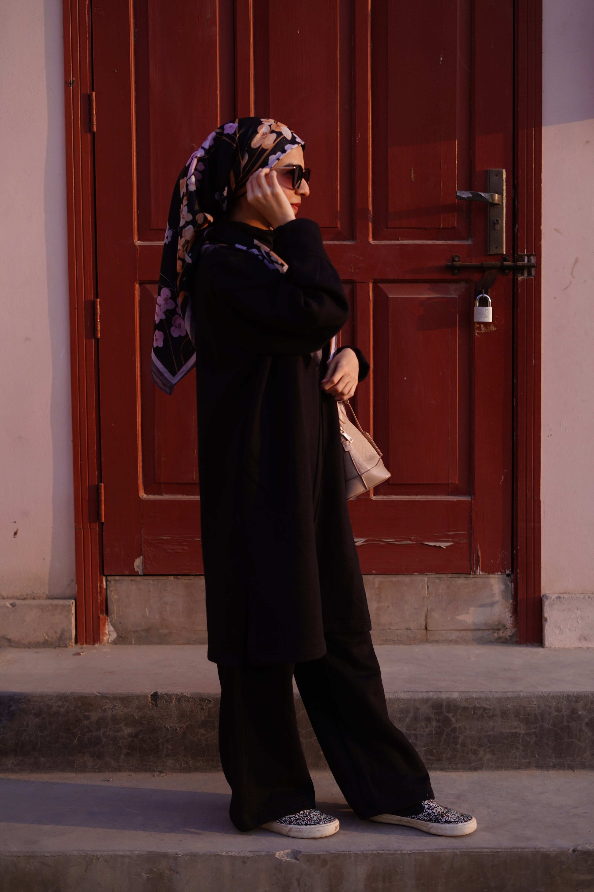 Tulip Fleece Co Ord Set - Black