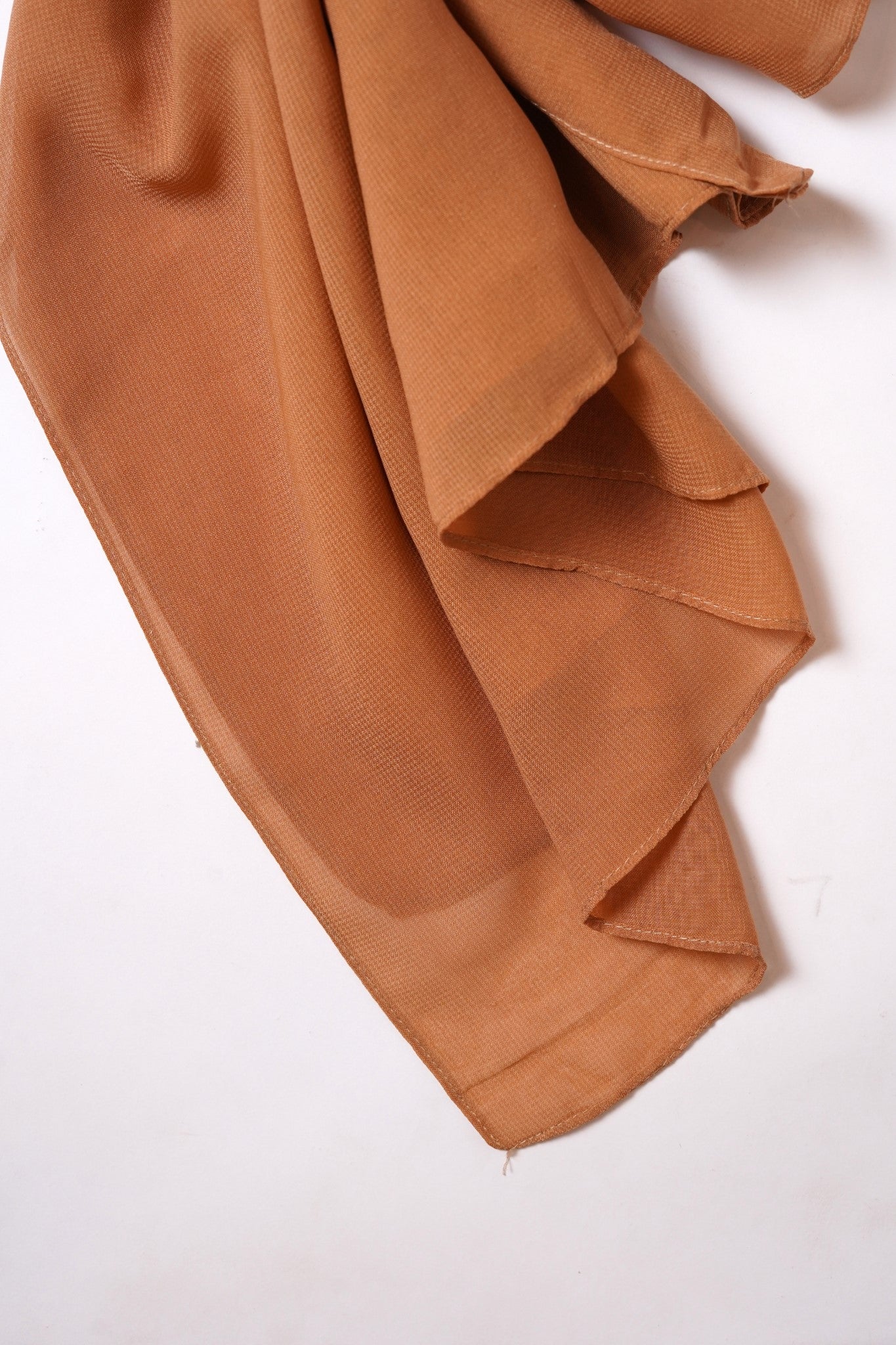 Voile Cotton Hijab -Rust Orange