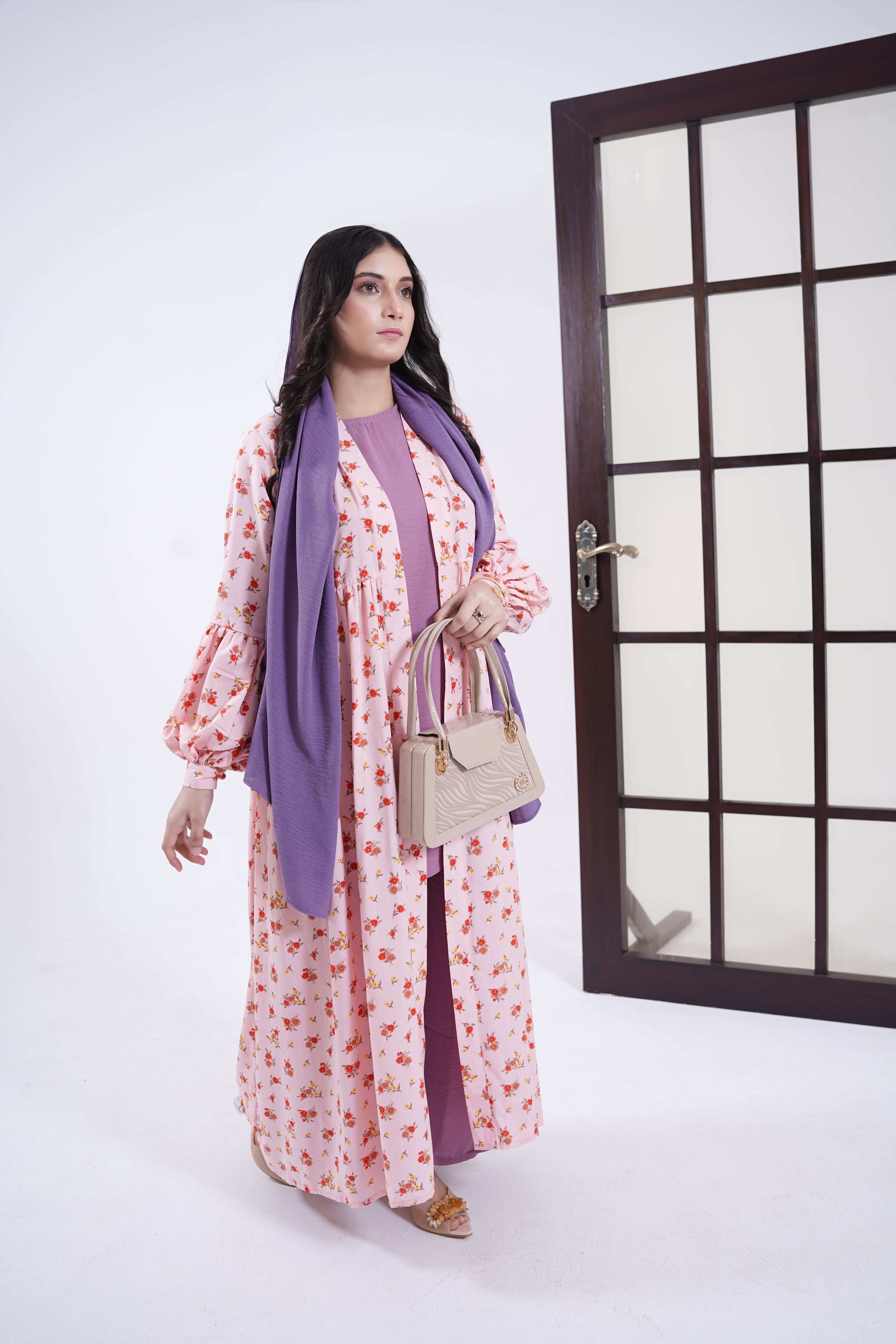 Rosette Pink Kimono