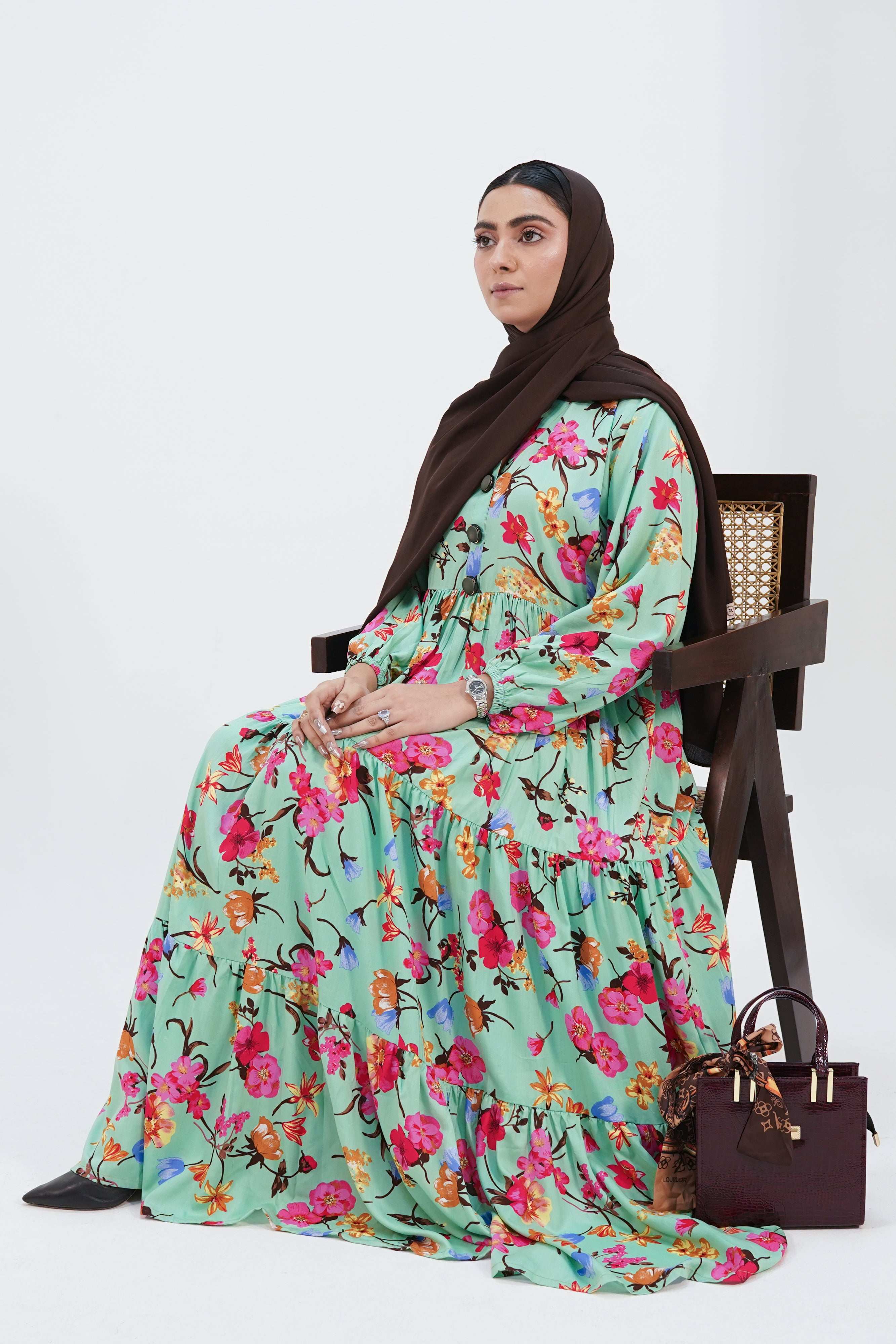 Turquoise Garden Frock