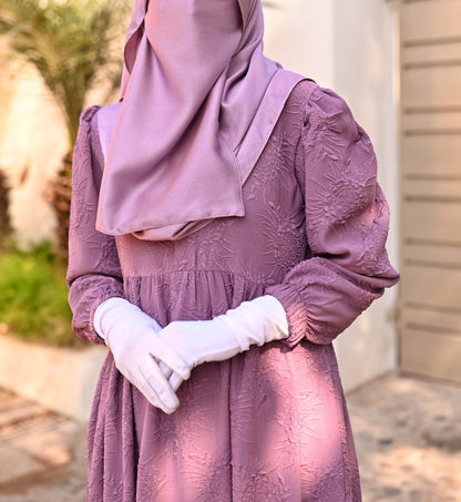 Lily Textured Maxi Dress - Purple Pink