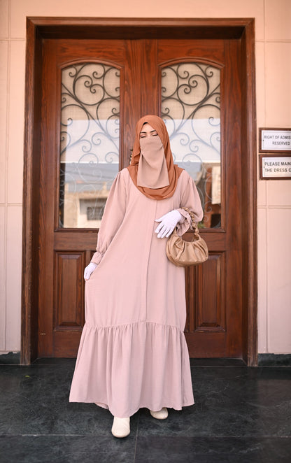 Daisy Maxi Dress  - Skin Beige