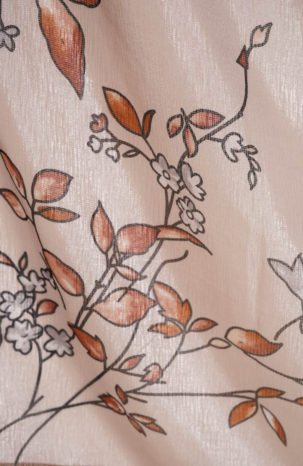 Shimmer Floral Silk - Skin