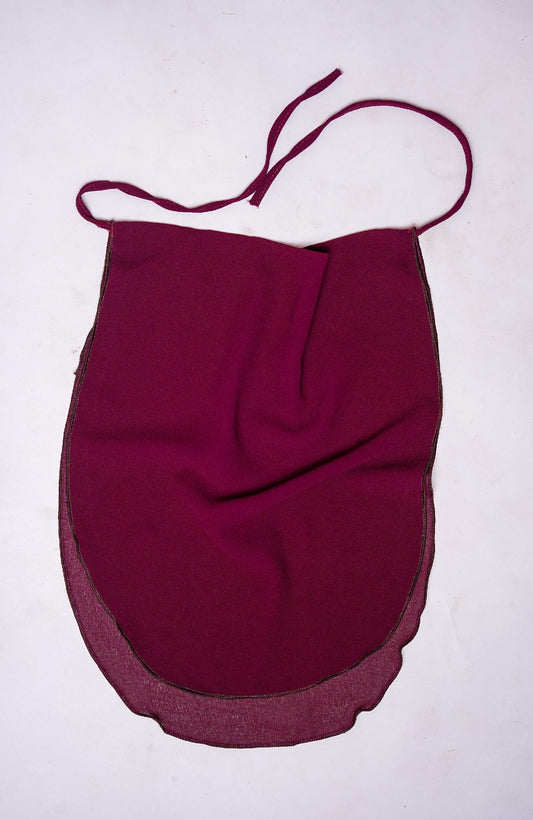 Half Niqab-Maroon Cherry