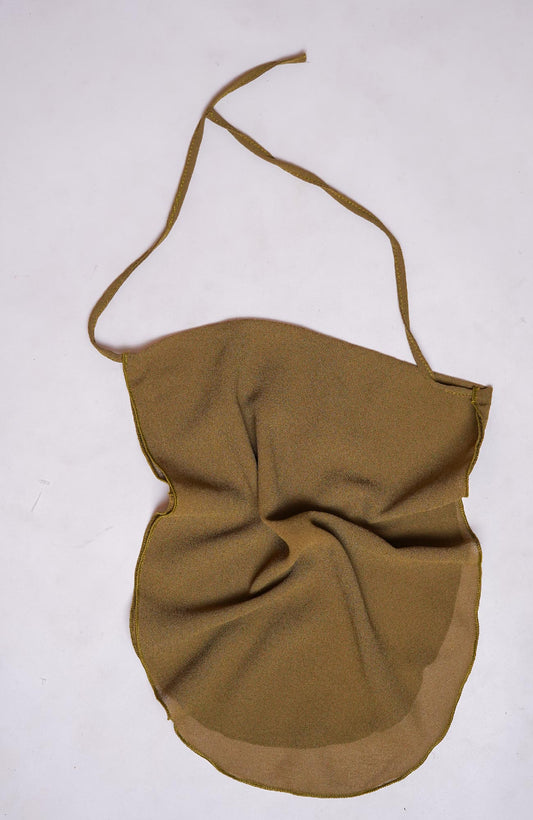 Half Niqab-Olive Brown