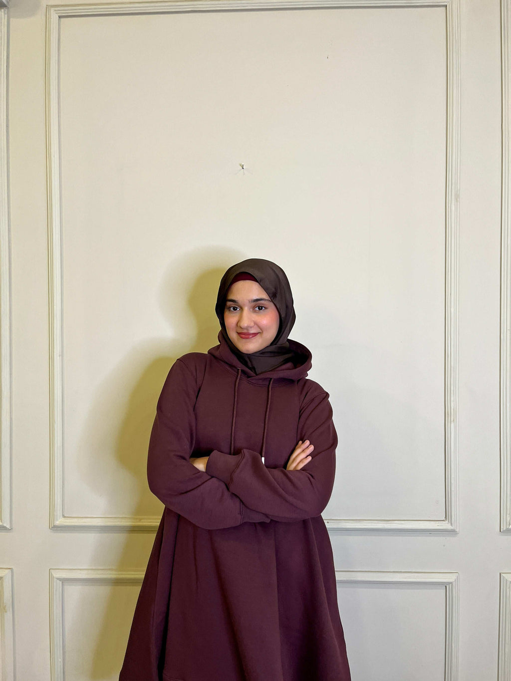 Dahlia Fleece Co Ord Set - Burgundy